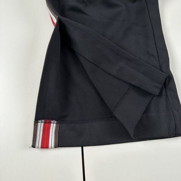 Akris Punto Marla Wide Leg Side Striped Knit Tuxedo Trousers Sweatpants Women 8 - Picture 11 of 15